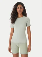 Koszulki i topy damskie - Reebok T-Shirt Reebok x Ewa Chodakowska Nela RK25613CCW Beżowy Slim Fit - miniaturka - grafika 1