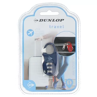 Dunlop Granatowa Kłódka z szyfrem zabezpieczająca bagaż - Kłódki - miniaturka - grafika 1
