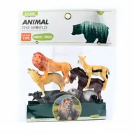 Figurki dla dzieci - DZIKIE ZWIERZĘTA ZESTAW FIGUREK - miniaturka - grafika 1