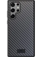 Etui i futerały do telefonów - Black Rock - Carbonhülle Protective Case Real Carbon etui pasujące do Samsung Galaxy S22 Ultra 5G I etui na telefon komórkowy, Fiber Cover (czarny) - miniaturka - grafika 1