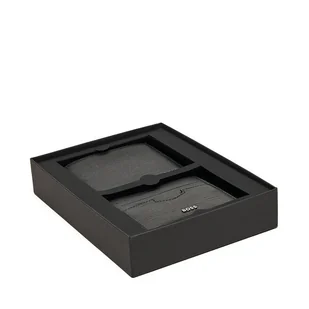 Zestaw portfel i etui na karty BOSS Gift-boxed 50536901 Czarny - Portfele - miniaturka - grafika 1