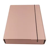 Teczki i skoroszyty - Ziemia Obiecana Teczka box z gumką różowa - miniaturka - grafika 1