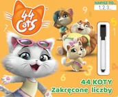 Książki edukacyjne - 44 koty Napisz to 1,2,3 Zakręcone liczby Praca zbiorowa - miniaturka - grafika 1