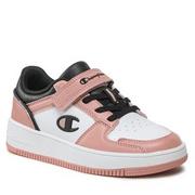 Buty dla dziewczynek - Sneakersy Champion S32497-PS013 PINK/WHT/NBK - miniaturka - grafika 1