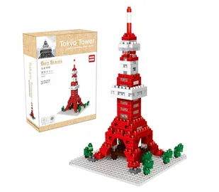 NAJMNIEJSZE KLOCKI ARCHITECTURE TOKYO TOWER MINI BUDOWLA 281EL - Klocki - miniaturka - grafika 1