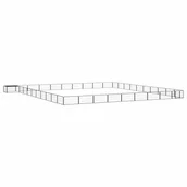 Sprzęt podróżny i transportery dla psów - vidaXL Kojec dla psa, 40 panele, czarny, 100x50 cm, stal - miniaturka - grafika 1