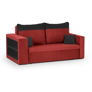 Sofa kanapa 2 os z funkcją spania PABLO1 czerwony - Sofy i kanapy - miniaturka - grafika 1