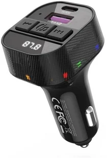XO transmiter BCC17 FM ład. sam. 30W Bluetooth czarny - Transmitery FM - miniaturka - grafika 1