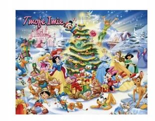 Puzzle KSIĘŻNICZKI ŚWIĄTECZNE A3 252 el z Nadrukiem + IMIĘ Pudełko 20 - Puzzle - miniaturka - grafika 1