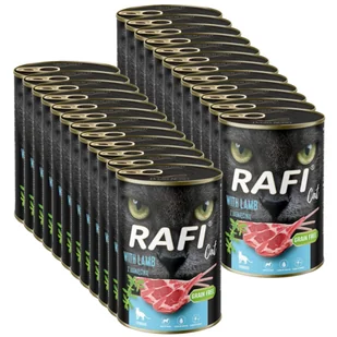 RAFI Cat Adult Sterilised z jagnięciną 24x400g - Mokra karma dla kotów - miniaturka - grafika 1