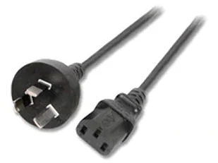 Kabel zasilający MicroConnect Power Cord 1.8m Black IEC320 PE010418AUSTRALIA - Kable komputerowe i do monitorów - miniaturka - grafika 1