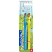 Szczoteczki do zębów dla dzieci - Curaprox Kids Special Edition, szczoteczka do zębów dla dzieci, 4-12 lat, Ultra Soft, 2 sztuki - miniaturka - grafika 1