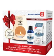 Zapachy do domu - Optima Natura Energia Kominek Aromaterapeutyczny + Olejek N-Active Oil - miniaturka - grafika 1