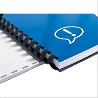 Grzbiety do bindownic - GBC Binder uecken8 mm Czarny plastik PG = 25S 4020620 - miniaturka - grafika 1