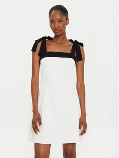 Imperial Sukienka koktajlowa AEWOHGC Écru Regular Fit - Sukienki - miniaturka - grafika 1