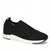 Półbuty damskie - Sneakersy Caprice 9-24700-26 Czarne cyrkonie r.40 - miniaturka - grafika 1