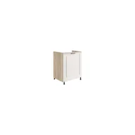 Szafki kuchenne - Szafka Pod Zlewozmywak 1 Drzwi 60 cm SM-11D Smart Fadome Dąb Sonoma, Basic, h 10cm - miniaturka - grafika 1