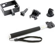 Akcesoria do kamer sportowych - Xrec MONOPOD 110cm + RAMKA FRAME MOUNT do GoPro HERO 4 3+ + 3 - miniaturka - grafika 1