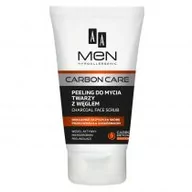 Kosmetyki do pielęgnacji twarzy męskie - AA AA MEN Carbon Care peeling do mycia twarzy z węglem 150ml 52765-uniw - miniaturka - grafika 1