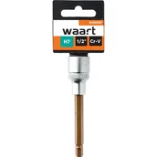 Klucze i nasadki - Jufisto Nasadka Hex wewnętrzny H7 x 100 mm 1/2'' - miniaturka - grafika 1