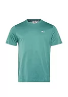 Koszulki męskie - FILA Męski t-shirt BERLOZ Blue Spruce, S, Blue Spruce, S - miniaturka - grafika 1