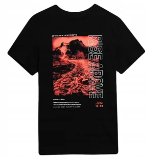 4F T-Shirt Koszulka Bawełna 100% Ttshm489 L - Koszulki męskie - miniaturka - grafika 1