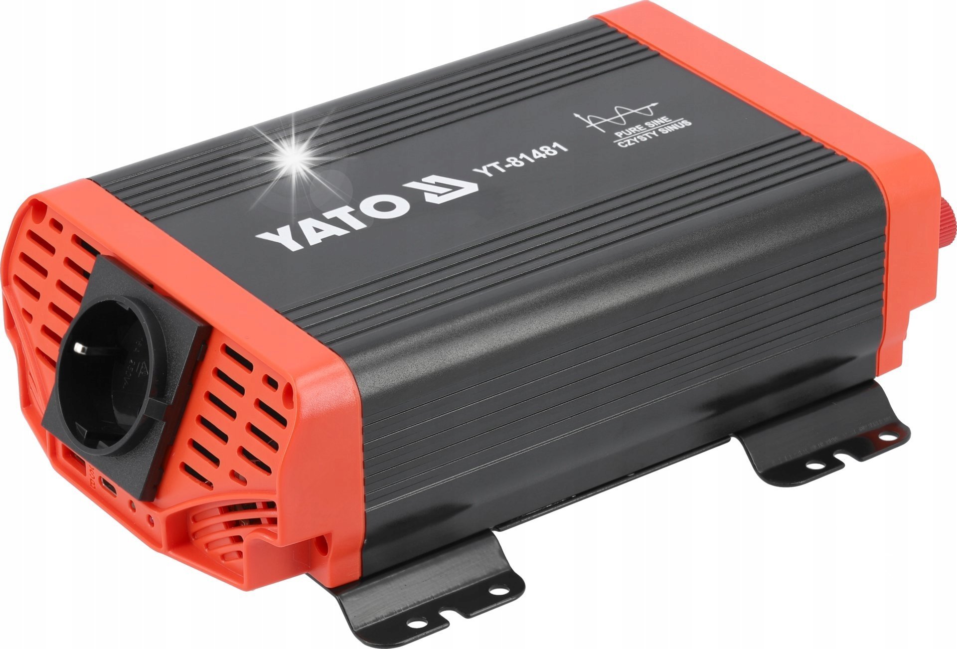 Przetwornica Yato YATO PRZETWORNICA NAPIĘCIA PRĄDU STAŁEGO 12/230V 300W CZYSTY SINUS ZASILACZ