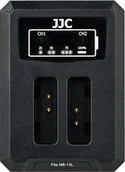 Ładowarki do aparatów dedykowane - Ładowarka do aparatu JJC Ładowarka dwukanałowa JJC DCH-NB13L do akumulatorów NB-13L - miniaturka - grafika 1
