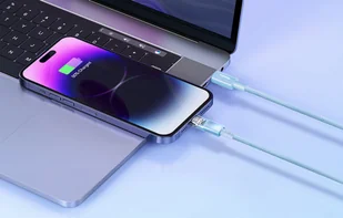 Kabel szybko ładujący Baseus USB-C do Lightning Explorer Series 2m, 20W (niebieski) - Kable - miniaturka - grafika 12