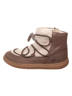Botki damskie - Clarks Skórzane botki "Flash Moon" w kolorze brązowym - miniaturka - grafika 1