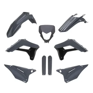 POLISPORT 91380 - kompletny zestaw z tworzywa sztucznego (z osłoną widelca) SHERCO kolor OEM - Części motocyklowe - miniaturka - grafika 1