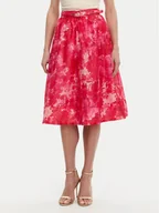 Spódnice - Fracomina Spódnica trapezowa FR25SG2012W775U6 Różowy Flare Fit - miniaturka - grafika 1