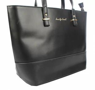 Torebka Skóra Włoska Z Kosmetyczką Oraz Portfelem 3w1 JENNIFER JONES Elegancki Stylowy Kuferek 3140 CZARNY - Torebki damskie Torebka Skóra Włoska Z Kosmetyczką Oraz Portfelem 3w1 JENNIFER JONES Elegancki Stylowy Kuferek 3140 CZARNY - Torebki damskie - miniaturka - grafika 4