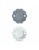 Smoczki uspokajające - Suavinex Smoczek fizjologiczny silikonowy SX Pro Wonder 0-6 m Spring lake/Illusion blue - miniaturka - grafika 1