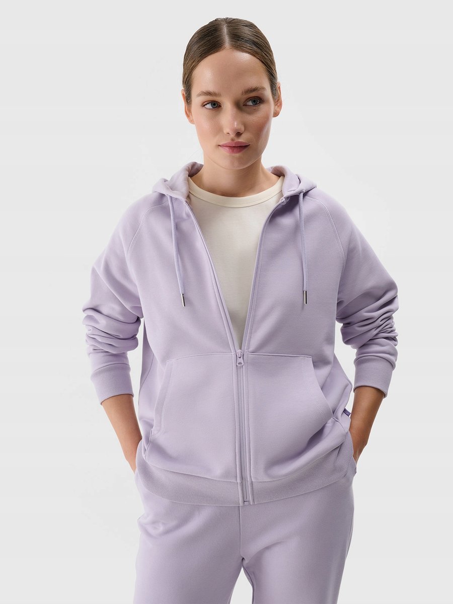 BLUZA DAMSKA 4F DRESOWA ROZPINANA Z KAPTUREM TSWSF1541 SS25 XS