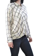 Koszule damskie - WRANGLER LOOSE SHIRT IVORY KOSZULA - miniaturka - grafika 1