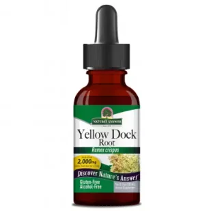 Natures Answer Yellow Dock Root - Szczaw kędzierzawy - suplement diety 30 ml - Serce i układ krążenia - miniaturka - grafika 1