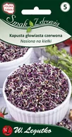 Nasiona na kiełki - Legutko Nasiona na kiełki kapusty czerwonej 10g - miniaturka - grafika 1