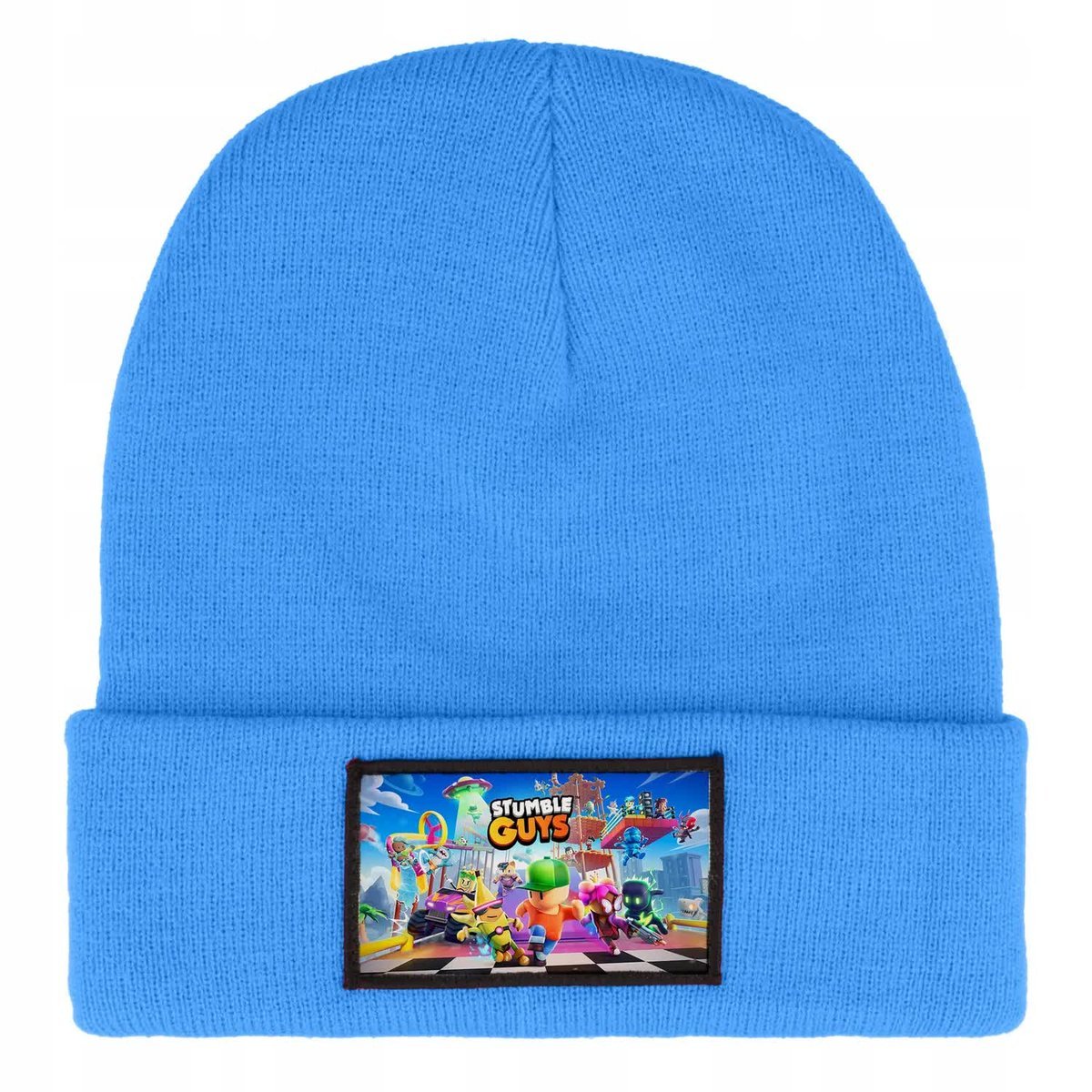 CZAPKA BEANIE ZIMOWA CIEPŁA NIEBIESKA DLA DZIECI MOTYW STUMBLE MASTERS WZ