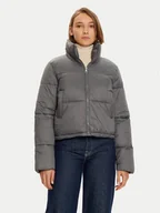 Kurtki damskie - Kaffe Kurtka zimowa Victoria 10508762 Szary Regular Fit - miniaturka - grafika 1