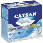 Żwirek dla kotów - CATSAN Active Fresh żwirek zbrylający się 2x8 l - miniaturka - grafika 1