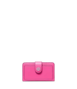 Michael Kors MD Tab Pckt Bifold, torebka damska, Wild Berry - Portfele - miniaturka - grafika 1