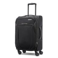 Walizki - American Tourister Unisex 4 Kix 2.0 Rozszerzalny bagaż Softside z kołami obrotowymi Bagaż - Walizka, Czarny, 20 SPINNER, 4 Kix 2.0 Rozszerzalny bagaż Softside z kołami obrotowymi - miniaturka - grafika 1