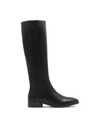 Kozaki damskie - Sergio Bardi Oficerki KAP-C1055-01SB Czarny - miniaturka - grafika 1