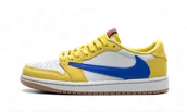 Buty sportowe damskie - Jordan 1 Retro Low OG SP Travis Scott Canary - miniaturka - grafika 1