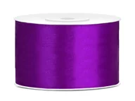 Pasmanteria - PartyDeco Tasiemka satynowa, purpurowa, 38 mm / 25 m TS38-062 - miniaturka - grafika 1