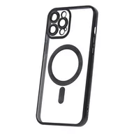 Etui i futerały do telefonów - Nakładka Color Chrome Mag do iPhone 12 Pro Max 6,7" czarna - miniaturka - grafika 1