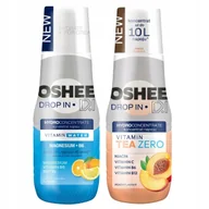 Syropy i koncentraty owocowe - Koncentraty do Saturatora OSHEE Cytryna Pomarańcza + Tea Peach Zero - miniaturka - grafika 1