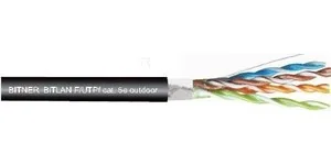 Przewód telekomunikacyjny BiTLAN F/UTPf 4x2x24AWG (0,5) cat. 5e outdoor 200MHz - Przewody elektryczne - miniaturka - grafika 1