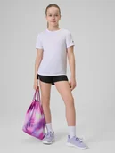 Spodnie i spodenki dla dziewczynek - 4F Komplet sportowy na WF (koszulka+spodenki+worek) dziewczęcy - multikolor 158/164 (12-14 lat) - miniaturka - grafika 1